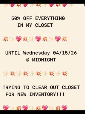 Promotional Graphic - Closet Sale